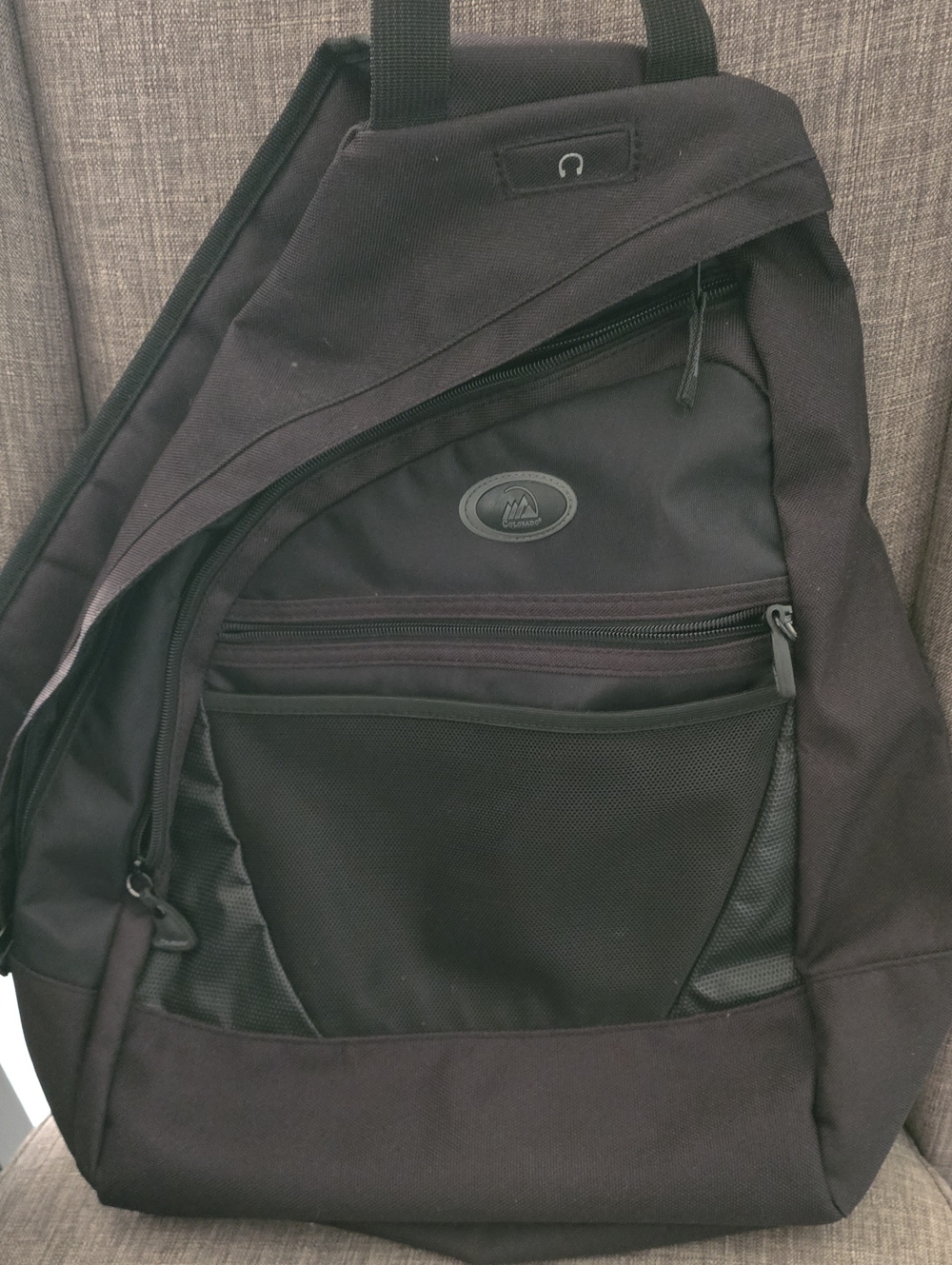 Black Sling Backpack